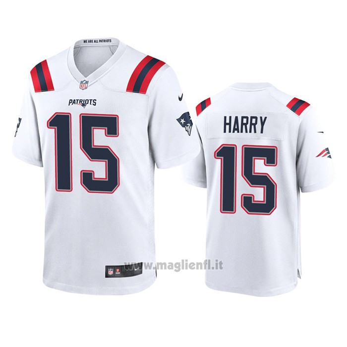 Maglia NFL Game New England Patriots N'keal Harry 2020 Bianco